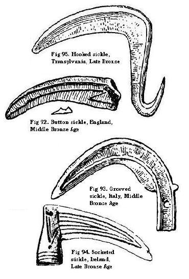 Sickles, Transylvania, England, Italy, Ireland