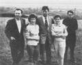 Ted Grant at South Wales summer camp. Dave Matthews (left), Muriel Browning (right)