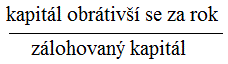 kapitl obrtiv se za rok /zlohovan kapitl