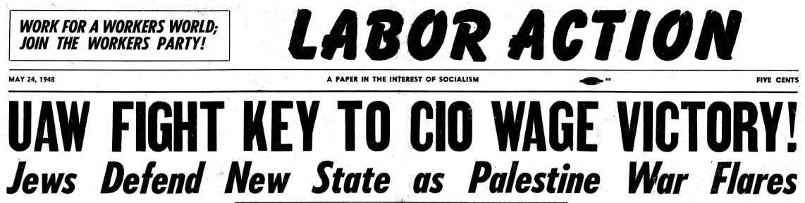 LABOR ACTION Masthead