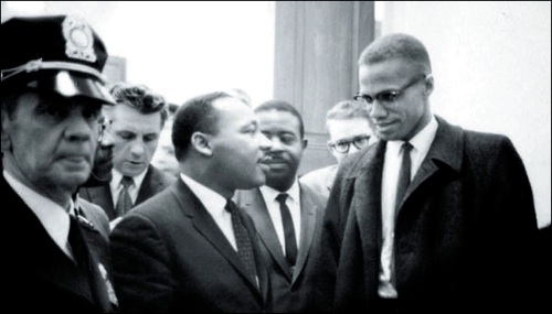 Martin Luther King and Malcolm X