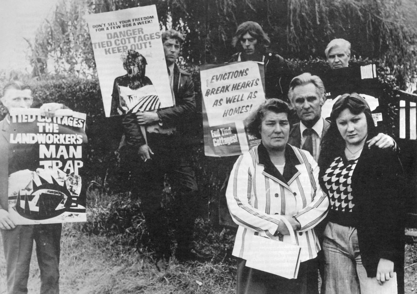 Campaigners against tied cottages