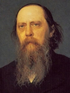 Retrato Chtchedrine (Mikhaíl Evgrafovitch Saltikov)