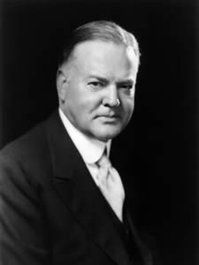 Retrato Herbert Clark Hoover