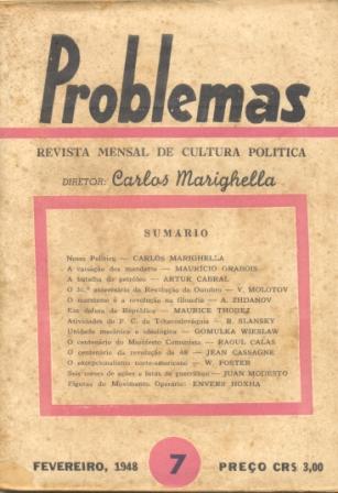 Capa Revista Problemas